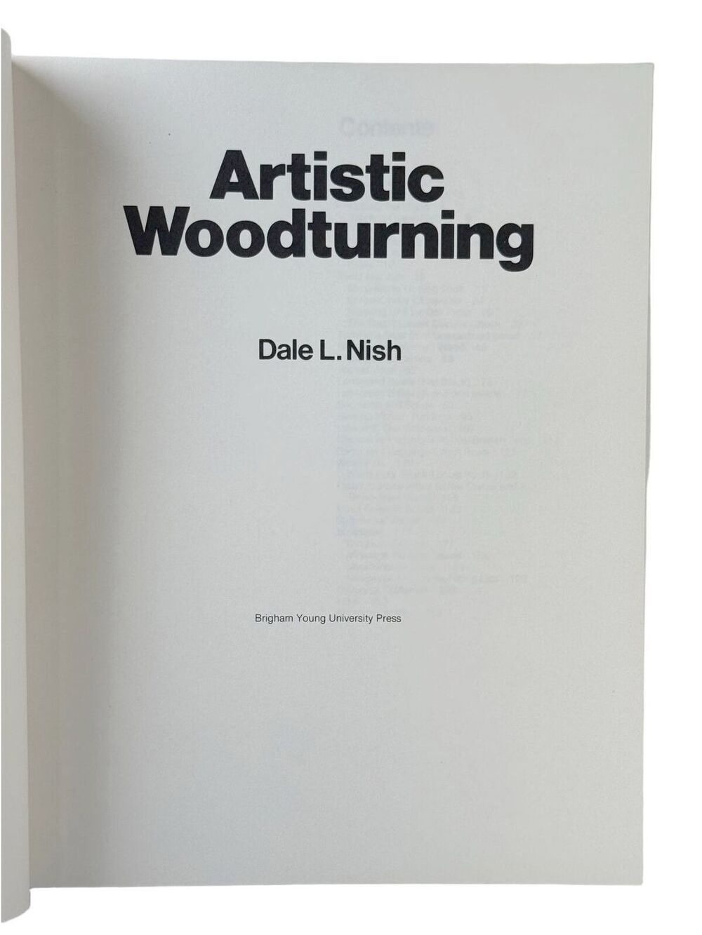 Artistic Woodturning Dale Nish 1980 Brigham Young Press Lathe Woodworking Book - Picture 5 of 8
